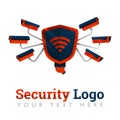 Logo template for city Ã¢â¬â¹Ã¢â¬â¹security, security, prevention, theft, internet industry, cameras, network protection, internet